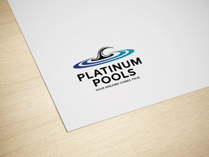Logo Design by Zoe Designs for PLATINUMPOOLS | Design: #36255383