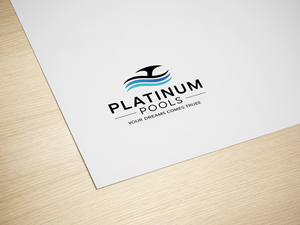 Logo Design by Zoe Designs for PLATINUMPOOLS | Design: #36255386