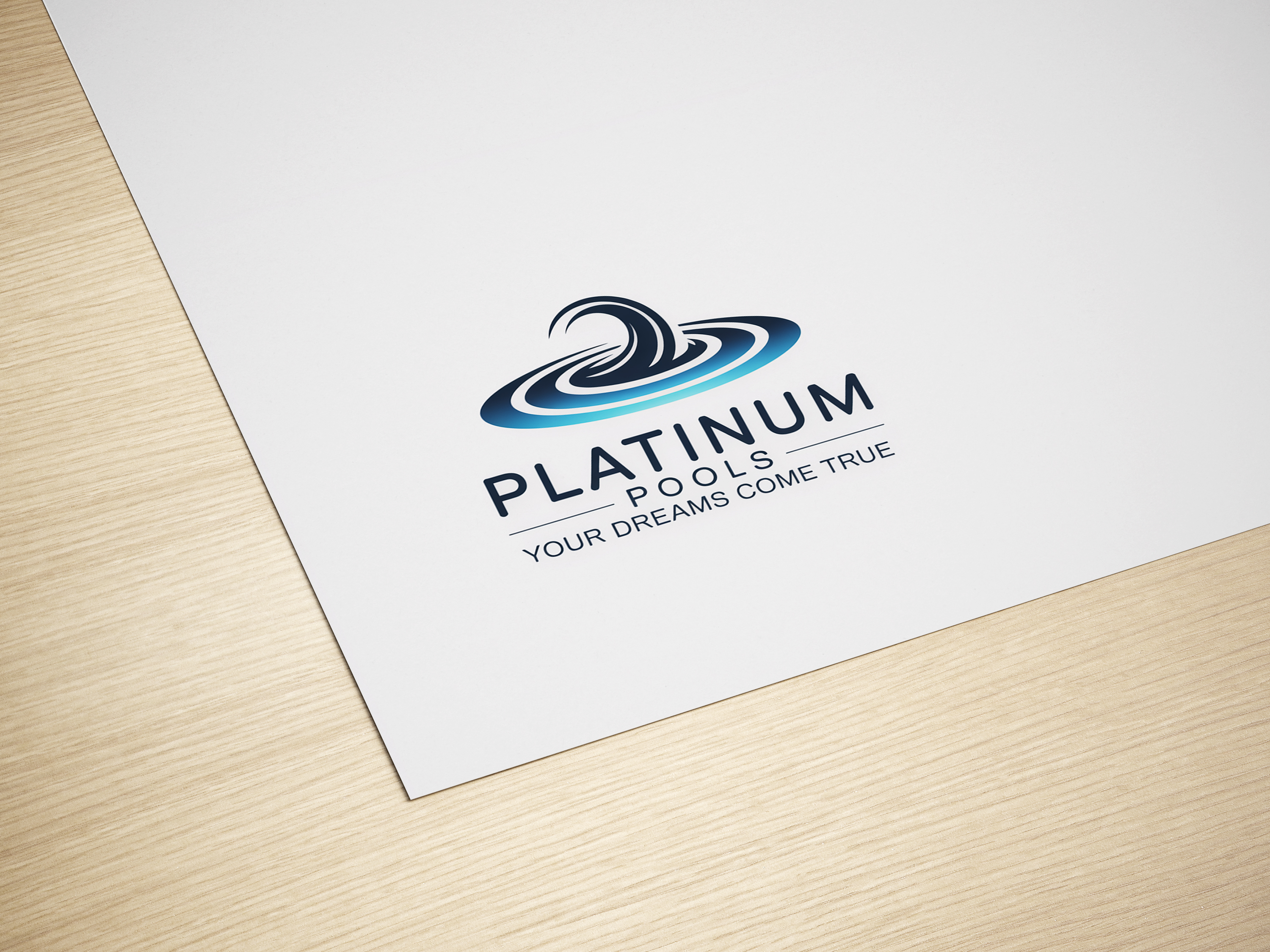 Logo-Design von Zoe Designs für PLATINUMPOOLS | Design #36255388