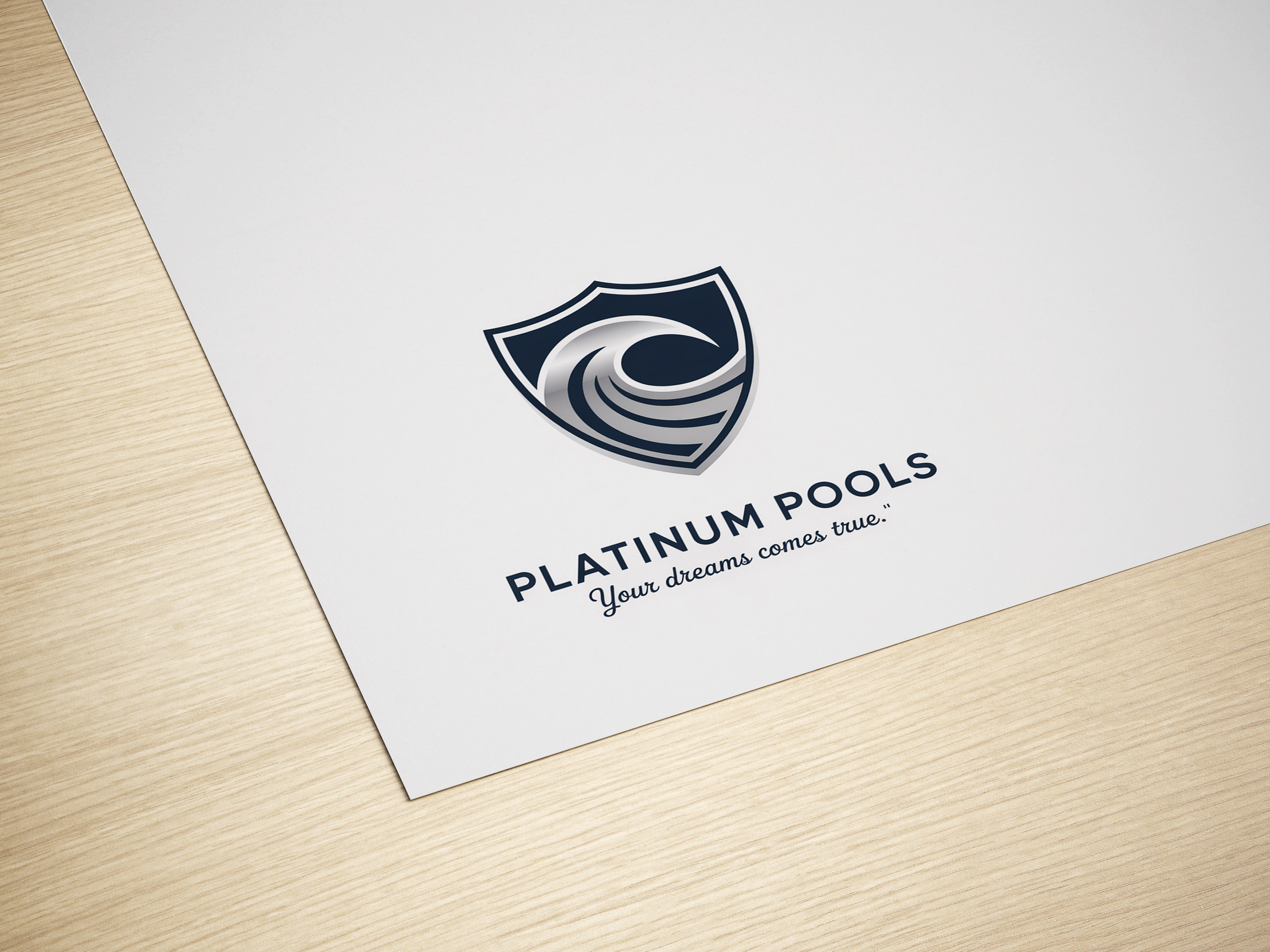Logo-Design von Zoe Designs für PLATINUMPOOLS | Design #36255390
