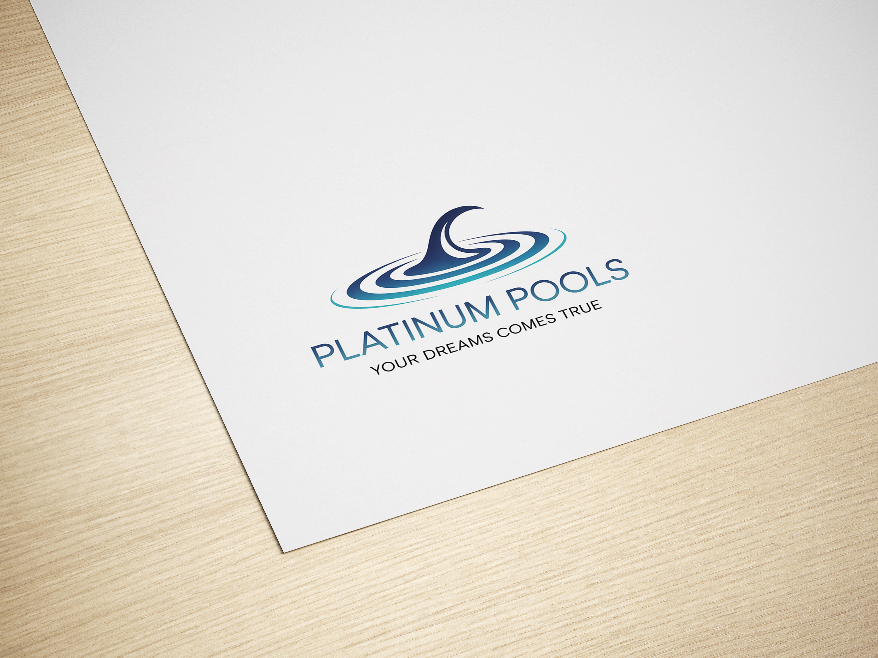Logo-Design von Zoe Designs für PLATINUMPOOLS | Design #36255391