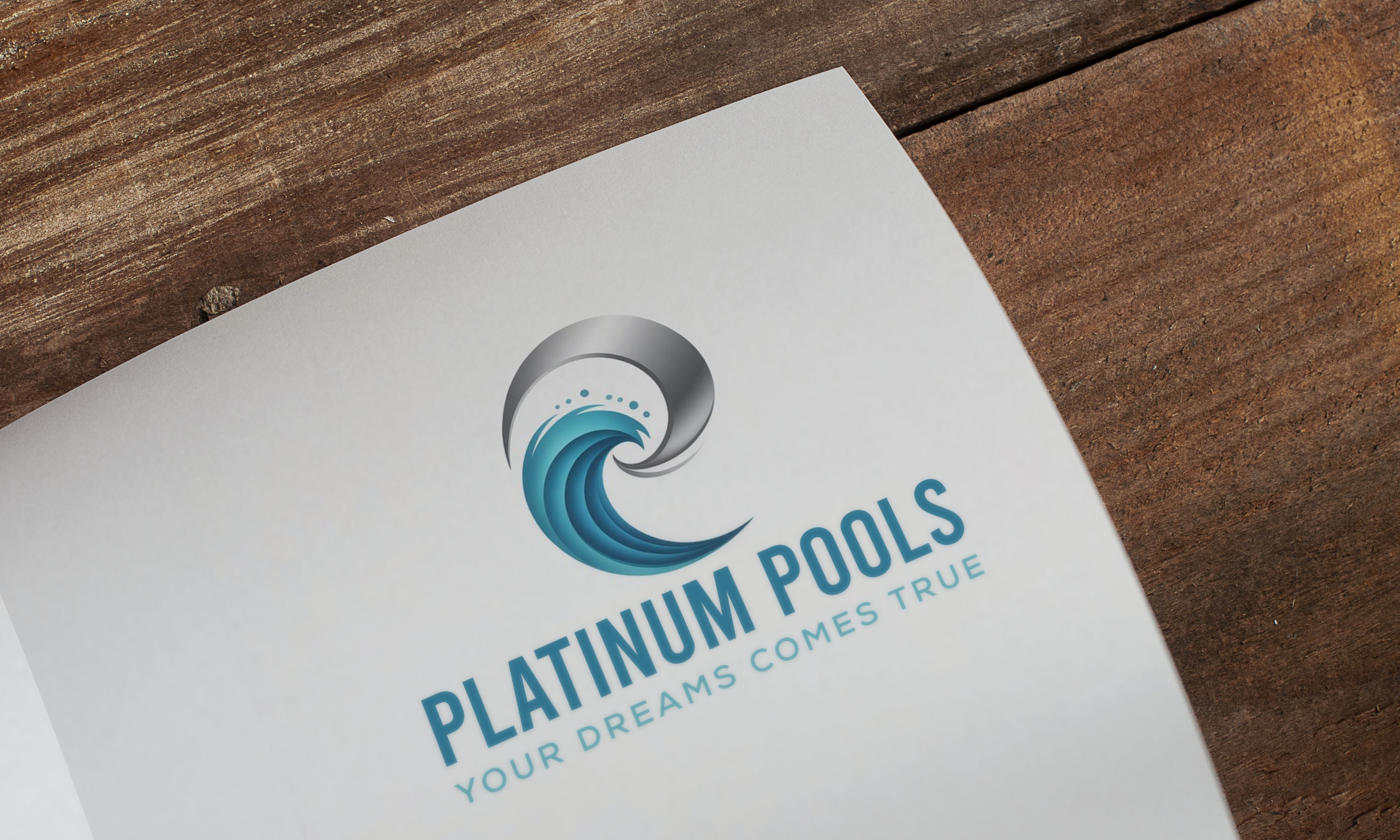 Diseño de Logo por Loin008 para PLATINUMPOOLS | Diseño #36251398
