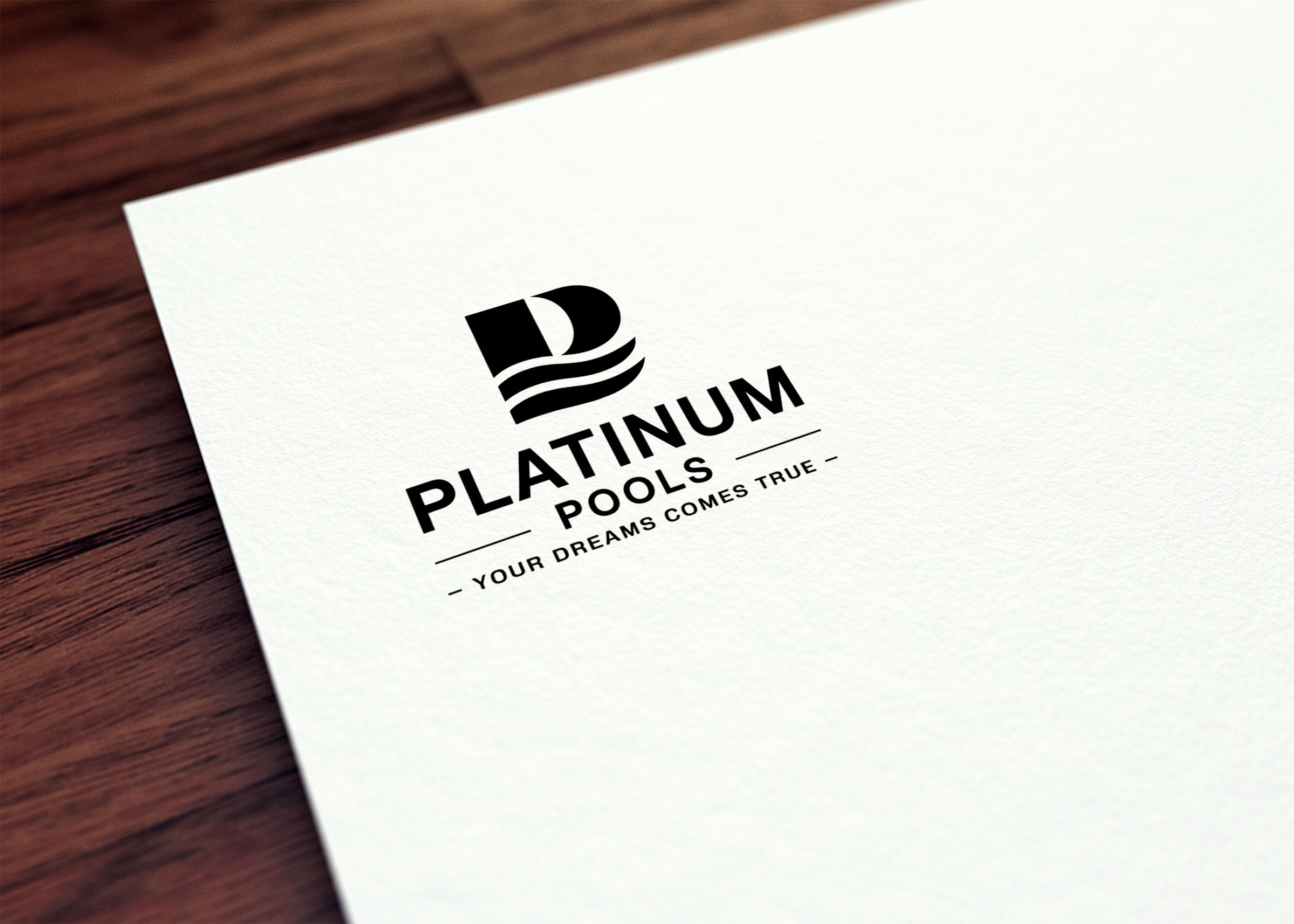 Logo Design by Being  Designer for PLATINUMPOOLS | Design #36248765