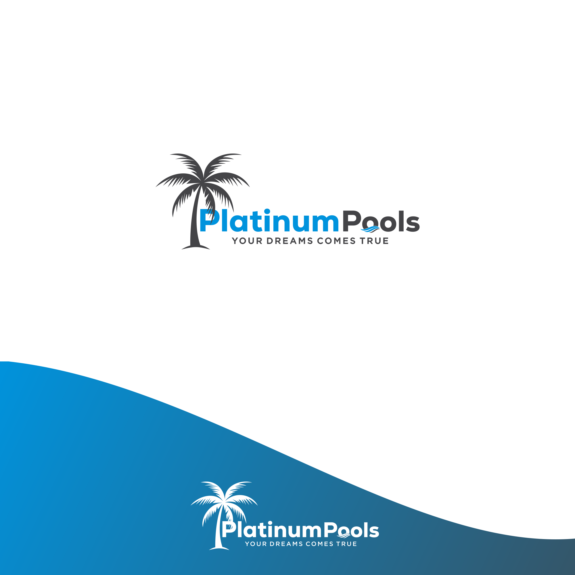 Logo Design by rafkalwxa for PLATINUMPOOLS | Design #36256463
