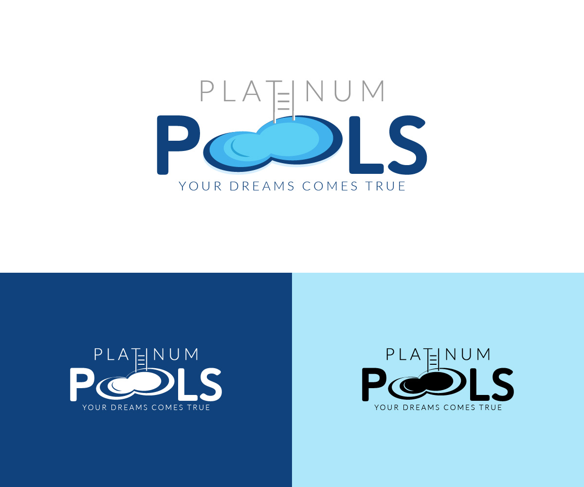 Logo Design by Bava Designs for PLATINUMPOOLS | Design #36253693