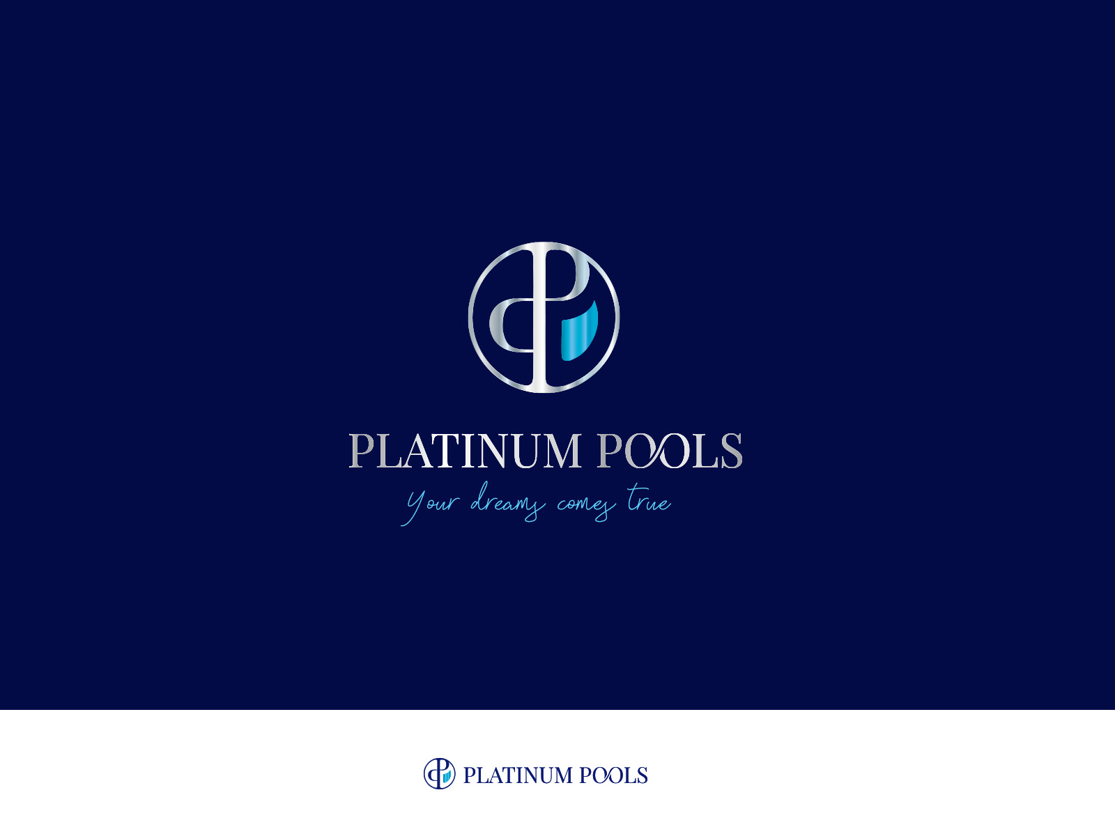 Logo-Design von MNM für PLATINUMPOOLS | Design #36249451