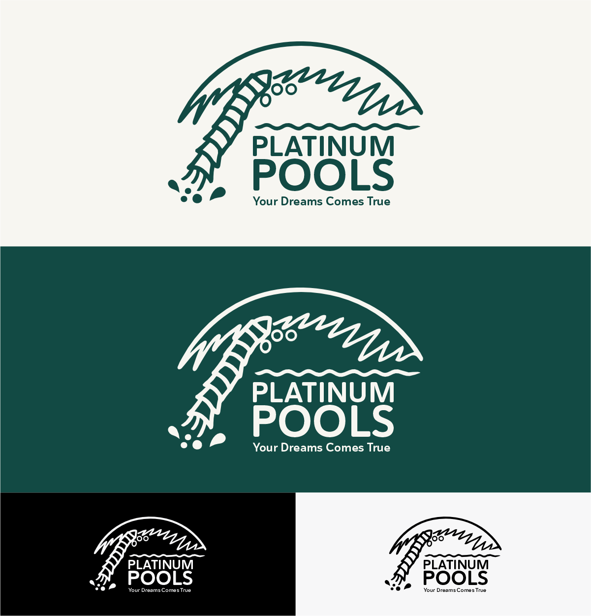 Logo Design by S.S. Mulla for PLATINUMPOOLS | Design #36248232