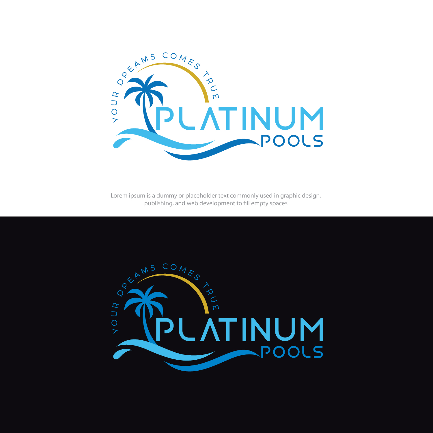 Logo-Design von Logo bud design für PLATINUMPOOLS | Design #36251148
