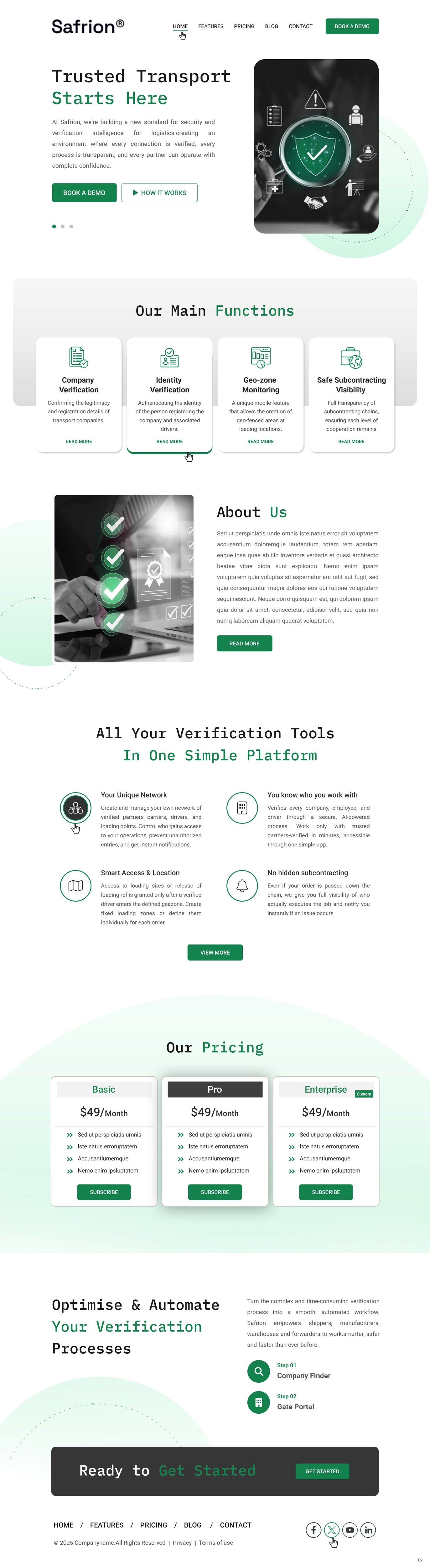 Web Design by pb for One Logistics Sp. Z O.O. Sp. k | Design #36265047