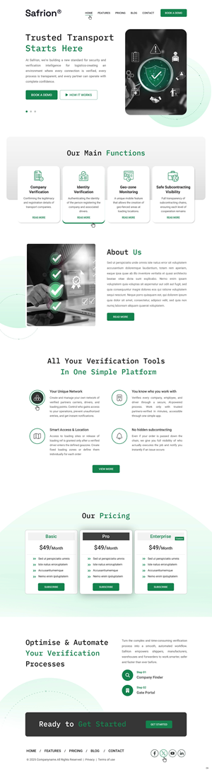 Web Design by pb for One Logistics Sp. Z O.O. Sp. k | Design: #36265047