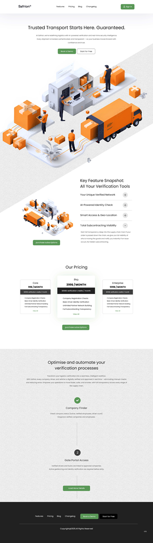 Web Design by pb for One Logistics Sp. Z O.O. Sp. k | Design: #36265052