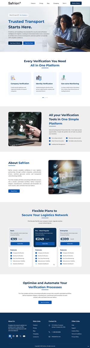 Web Design by pb for One Logistics Sp. Z O.O. Sp. k | Design: #36265055