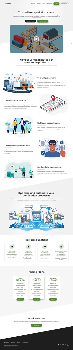 Web Design by pb for One Logistics Sp. Z O.O. Sp. k | Design: #36265056