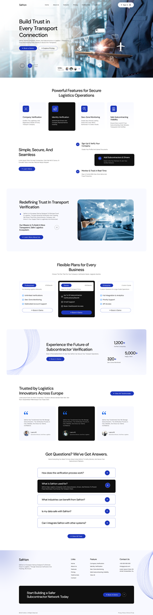 Web Design by victipedia for One Logistics Sp. Z O.O. Sp. k | Design: #36267146