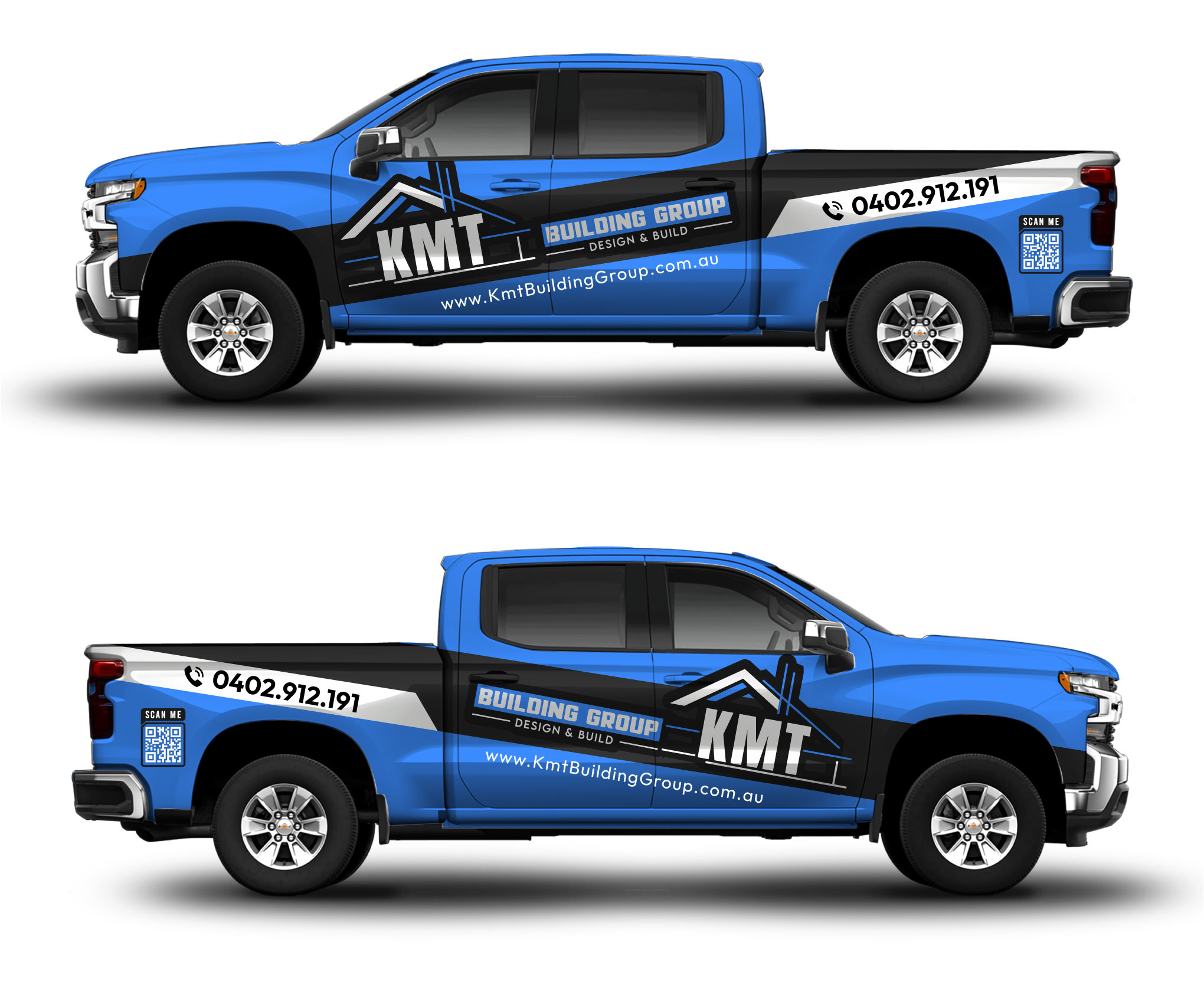 Diseño de Rotulación de Vehículo por WrapTonic24 para KMT Building Group Pty Ltd | Diseño #36263314