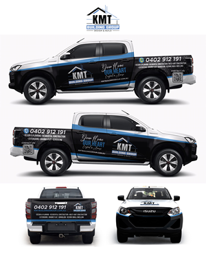 Car Wrap Design by White Diary for KMT Building Group Pty Ltd | Design: #36259115