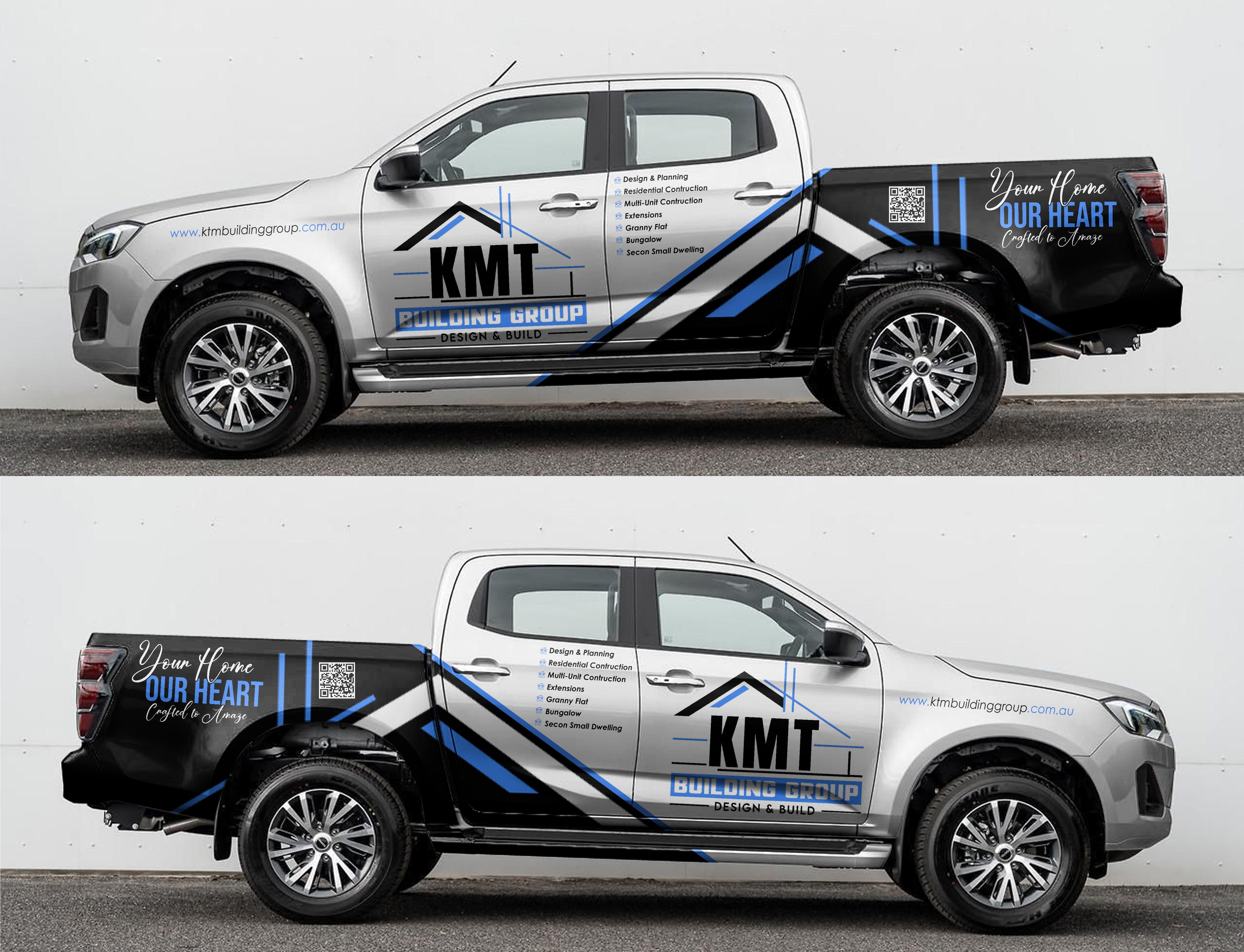 Car Wrap Design by AZ_Studio for KMT Building Group Pty Ltd | Design #36260812