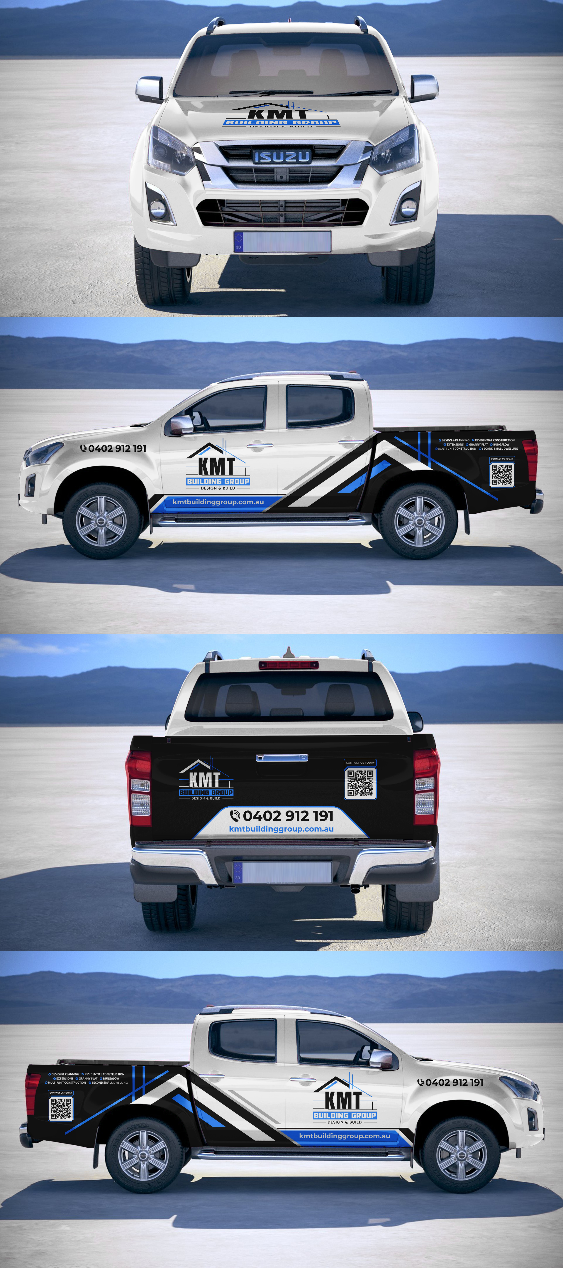 Car Wrap Design by ANGGI MAULANA PRAKOSO for KMT Building Group Pty Ltd | Design #36260500