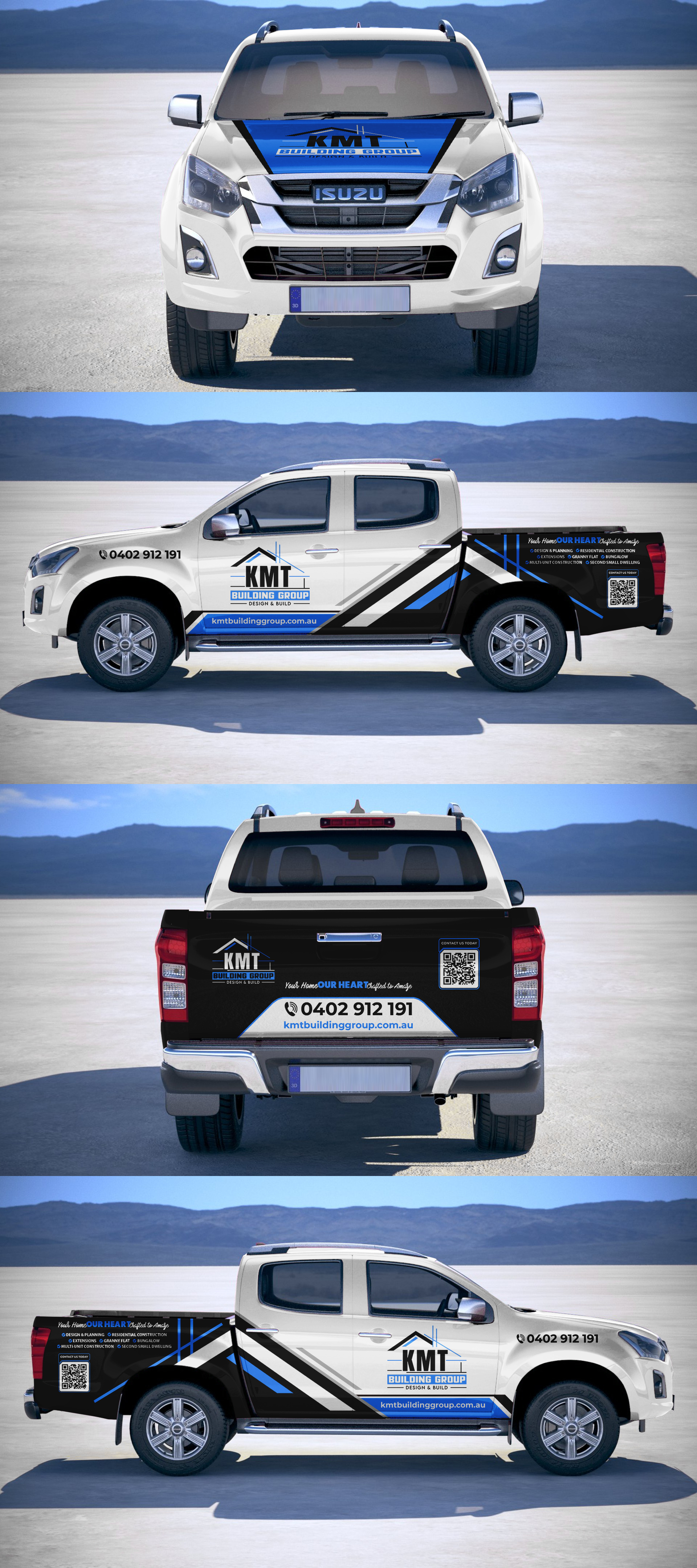 Car Wrap Design by ANGGI MAULANA PRAKOSO for KMT Building Group Pty Ltd | Design #36341840