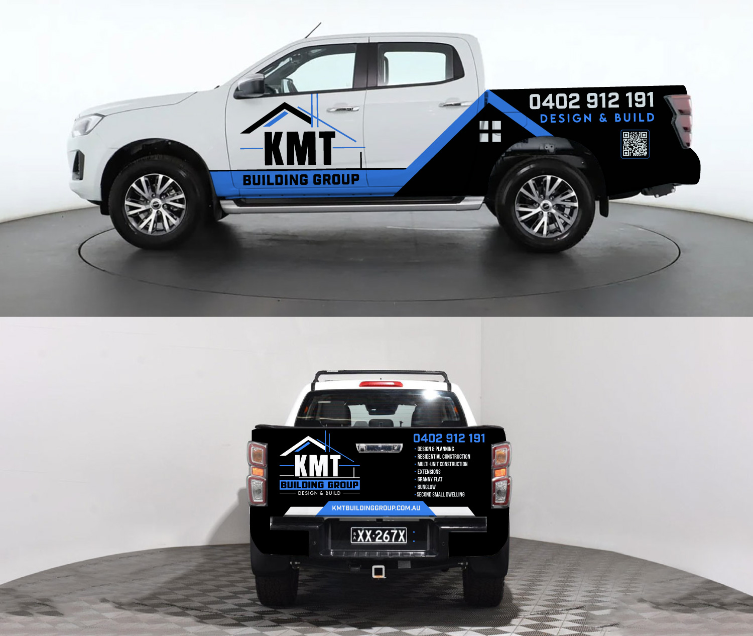 Car Wrap-Design von Wrapcia für KMT Building Group Pty Ltd | Design #36257699