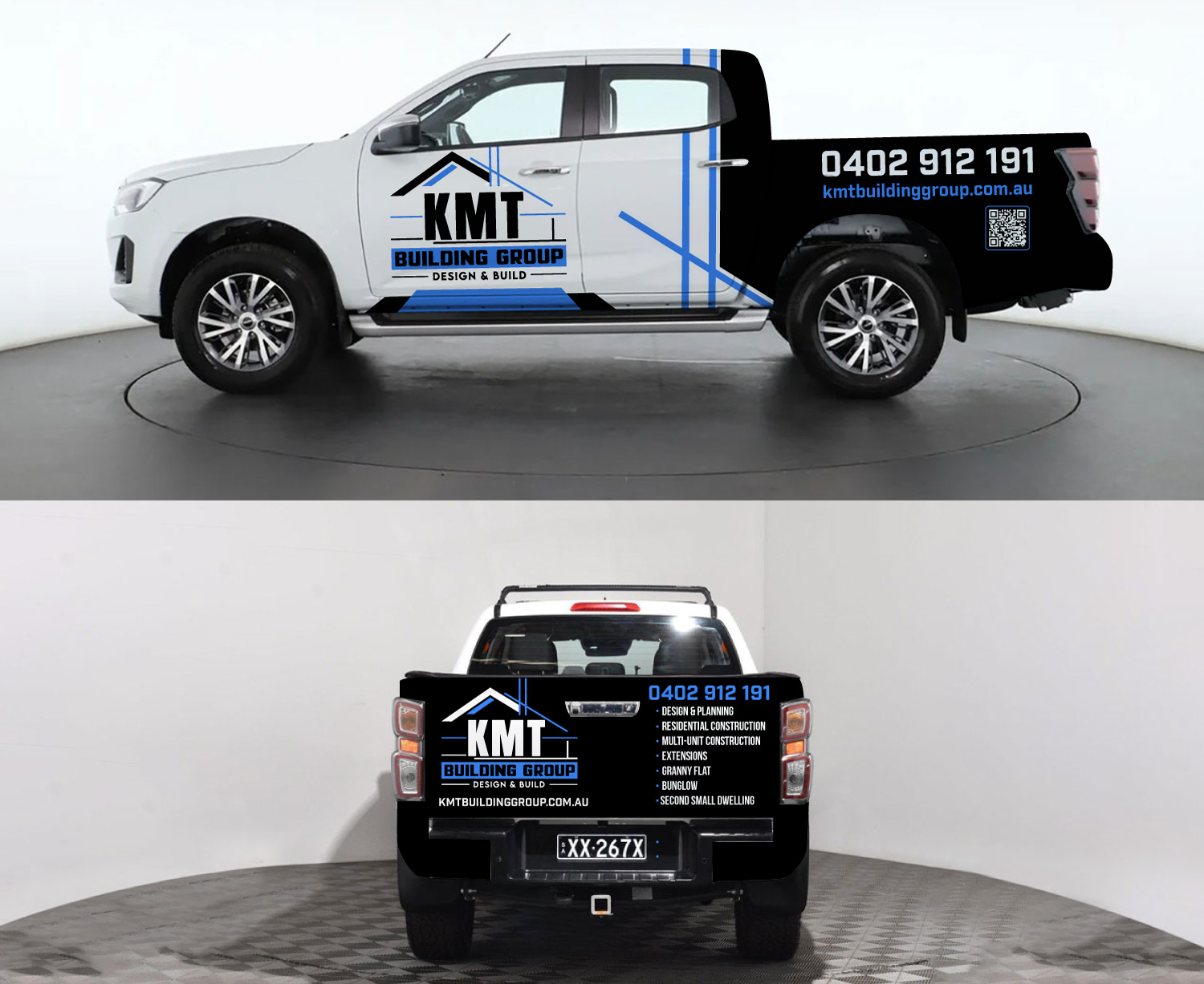 Car Wrap Design by Wrapcia for KMT Building Group Pty Ltd | Design #36257703