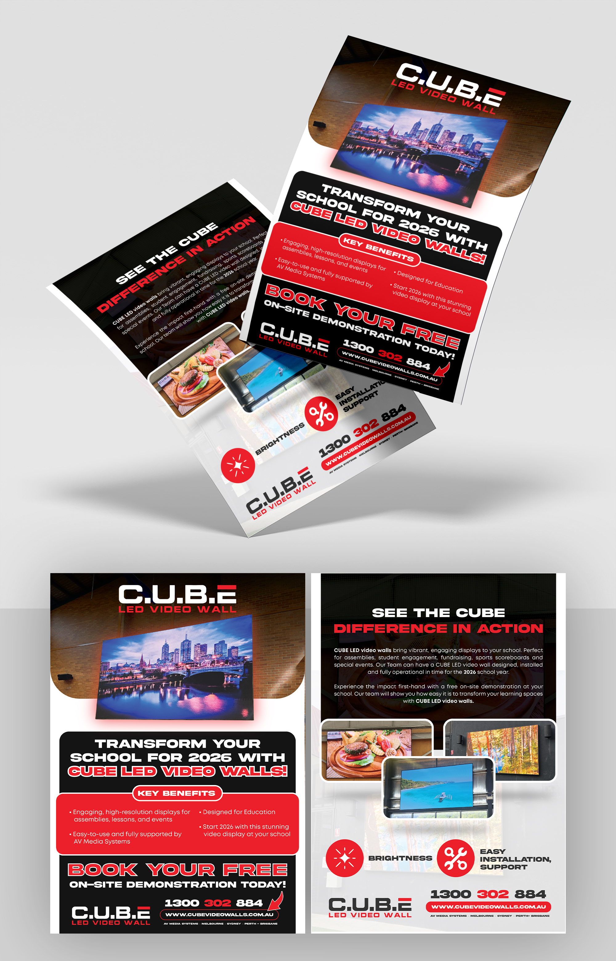 Design de Flyer par Talha Ahmad pour AV Media Systems | Design #36262993