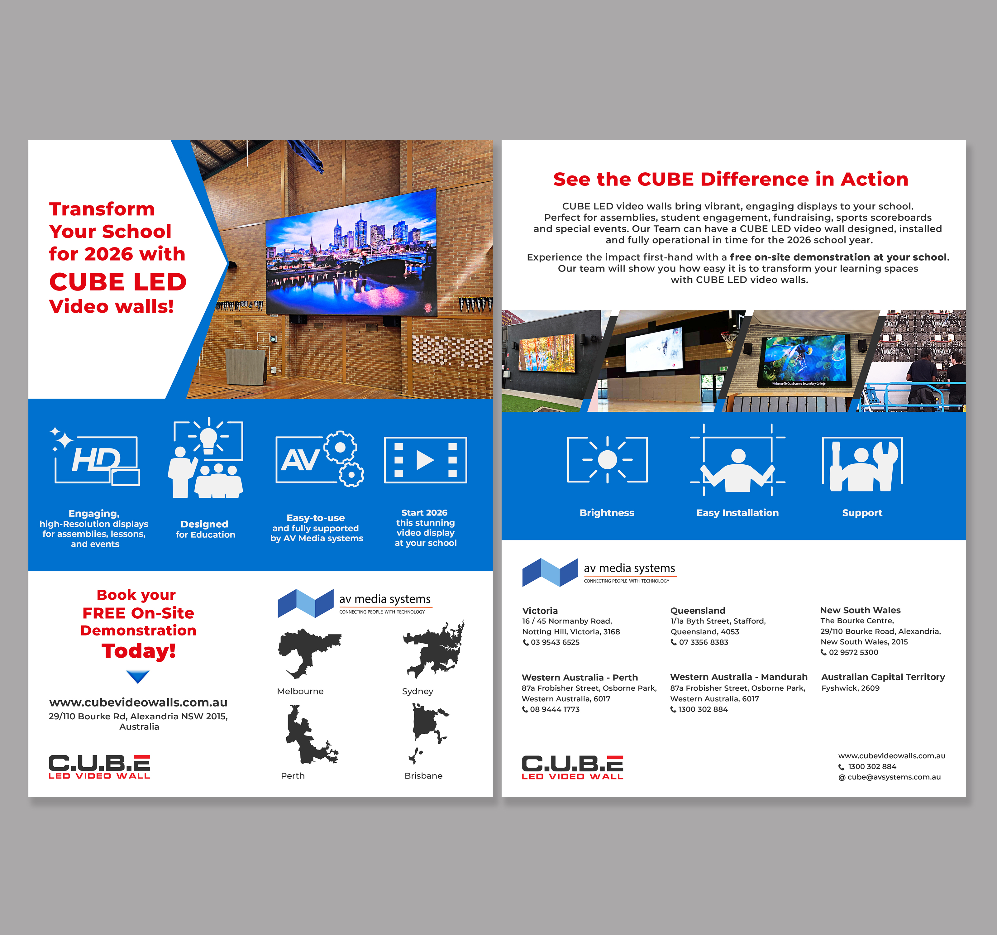 Flyer Design by RESSESORE for AV Media Systems | Design #36296222