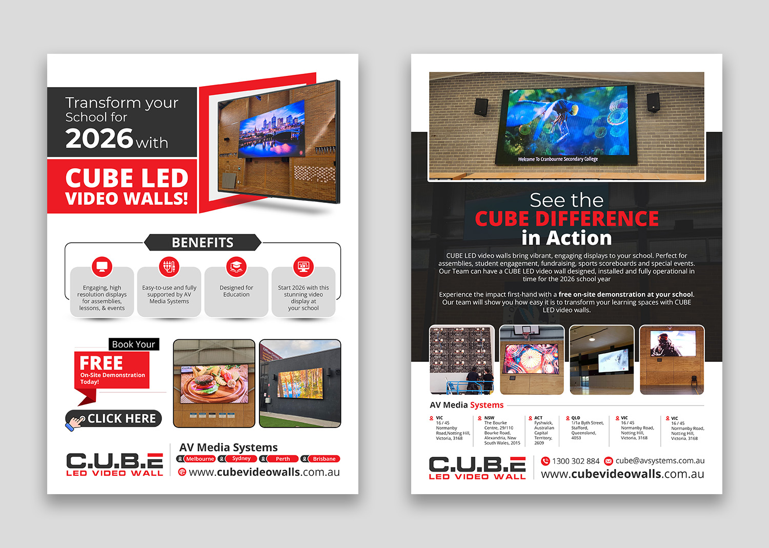 Flyer-Design von debdesign für AV Media Systems | Design #36263184