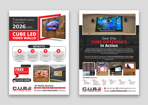 Flyer-Design von debdesign für AV Media Systems | Design: #36263184