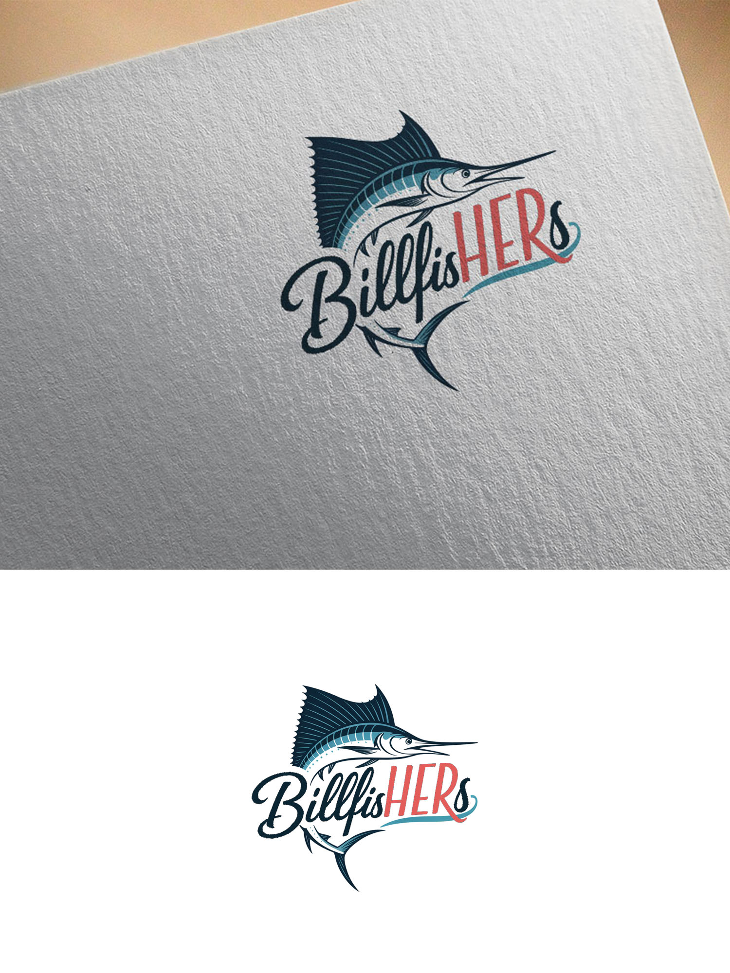 Diseño de Logo por Olivia Marie Smith para BillfisHERs | Diseño #36273910