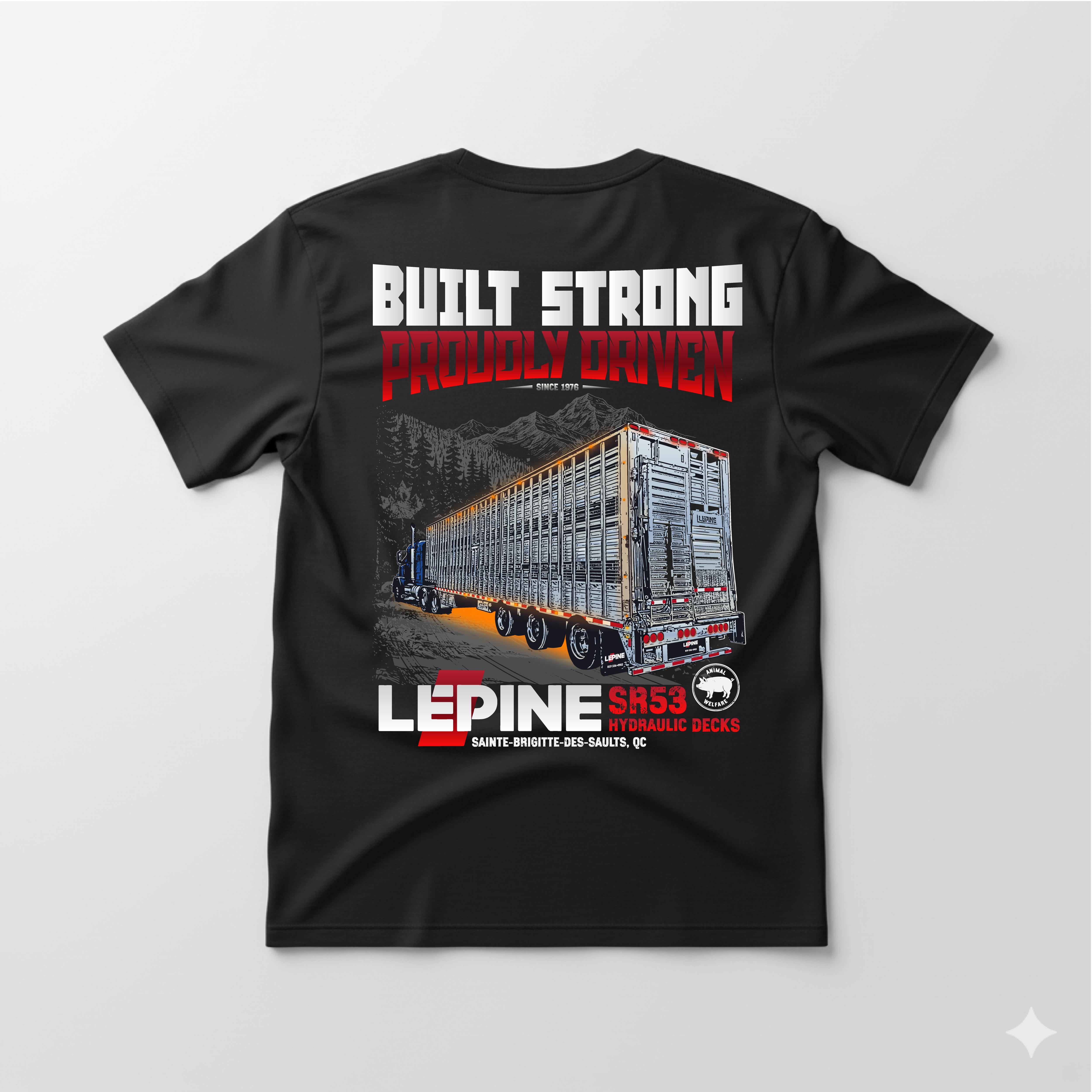 T-shirt Design by onze design for Machinerie Lepine | Design #36305713