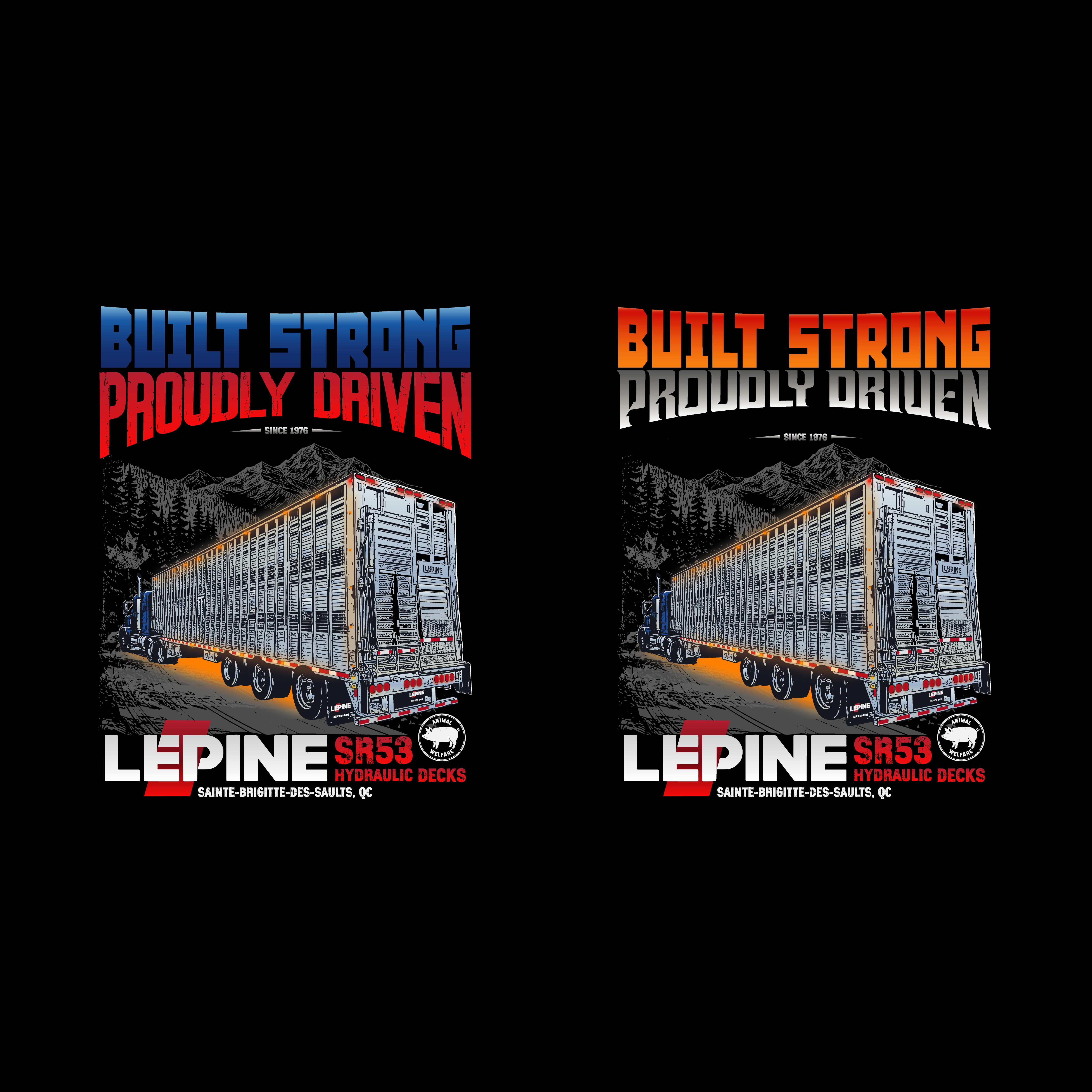 T-shirt Design by onze design for Machinerie Lepine | Design #36308879