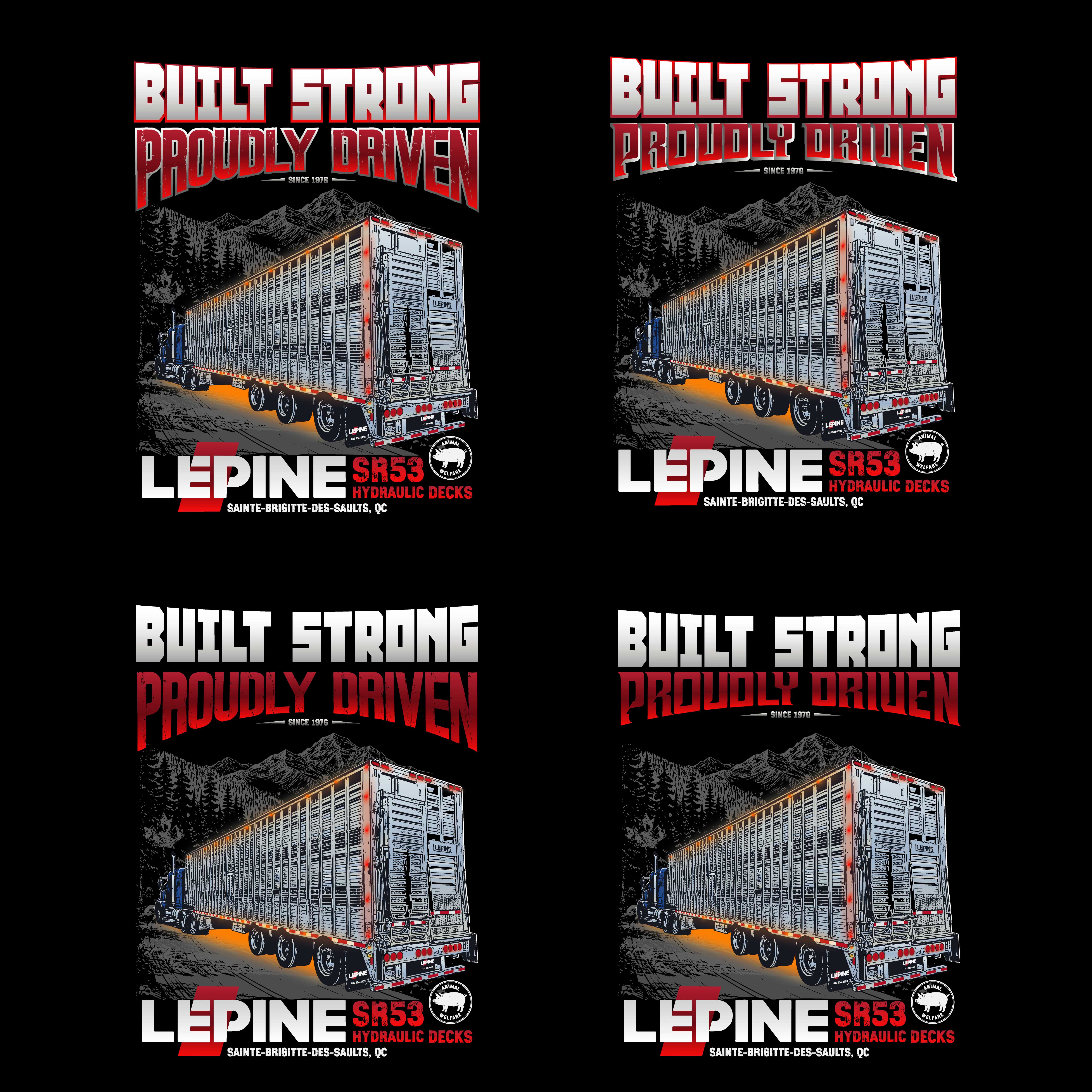 T-shirt Design by onze design for Machinerie Lepine | Design #36312019