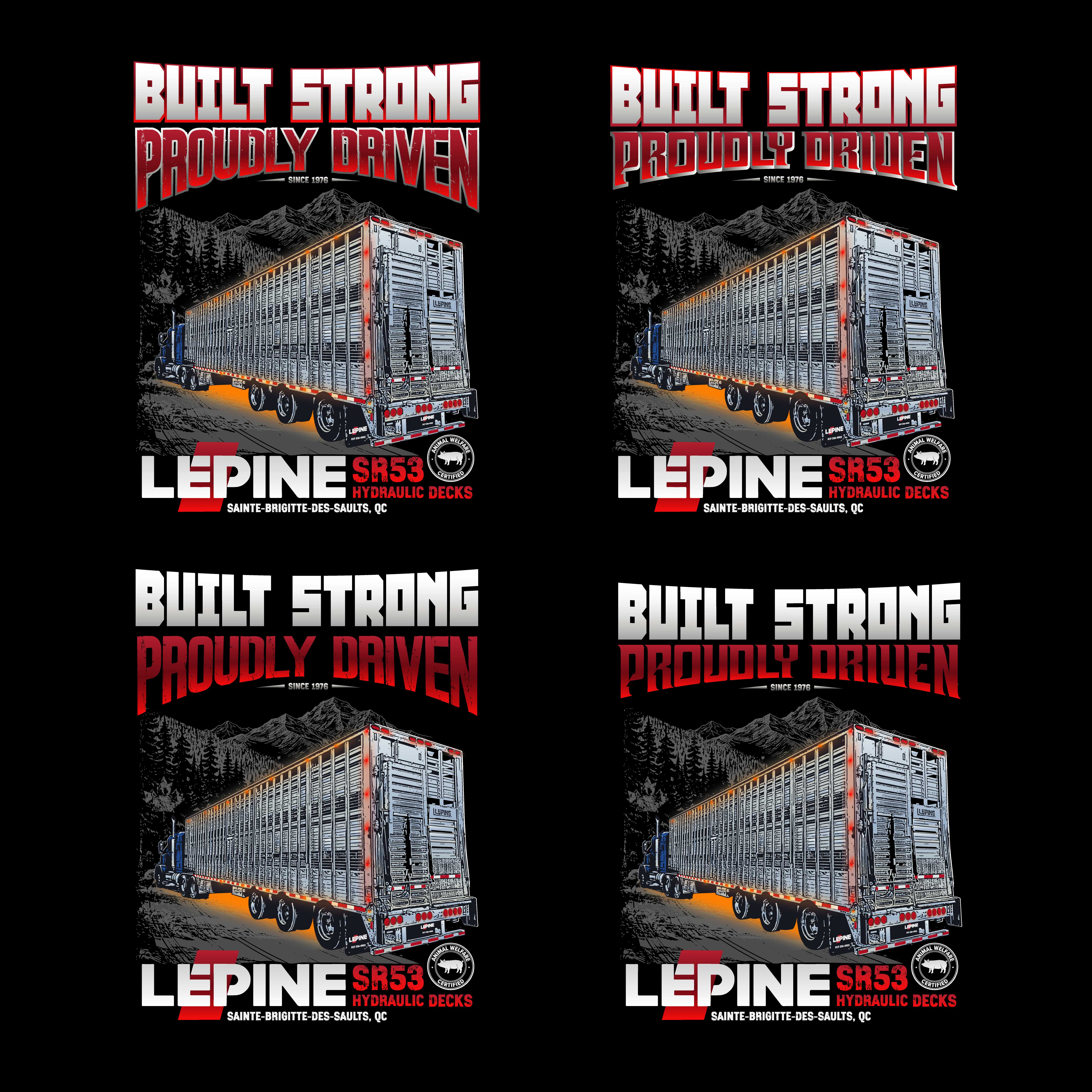 T-shirt Design by onze design for Machinerie Lepine | Design #36313159