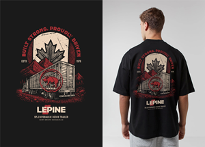 T-shirt Design by DoppelGanger Studio for Machinerie Lepine | Design: #36269032