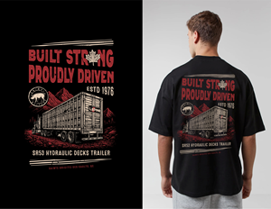 T-shirt Design by DoppelGanger Studio for Machinerie Lepine | Design: #36277359