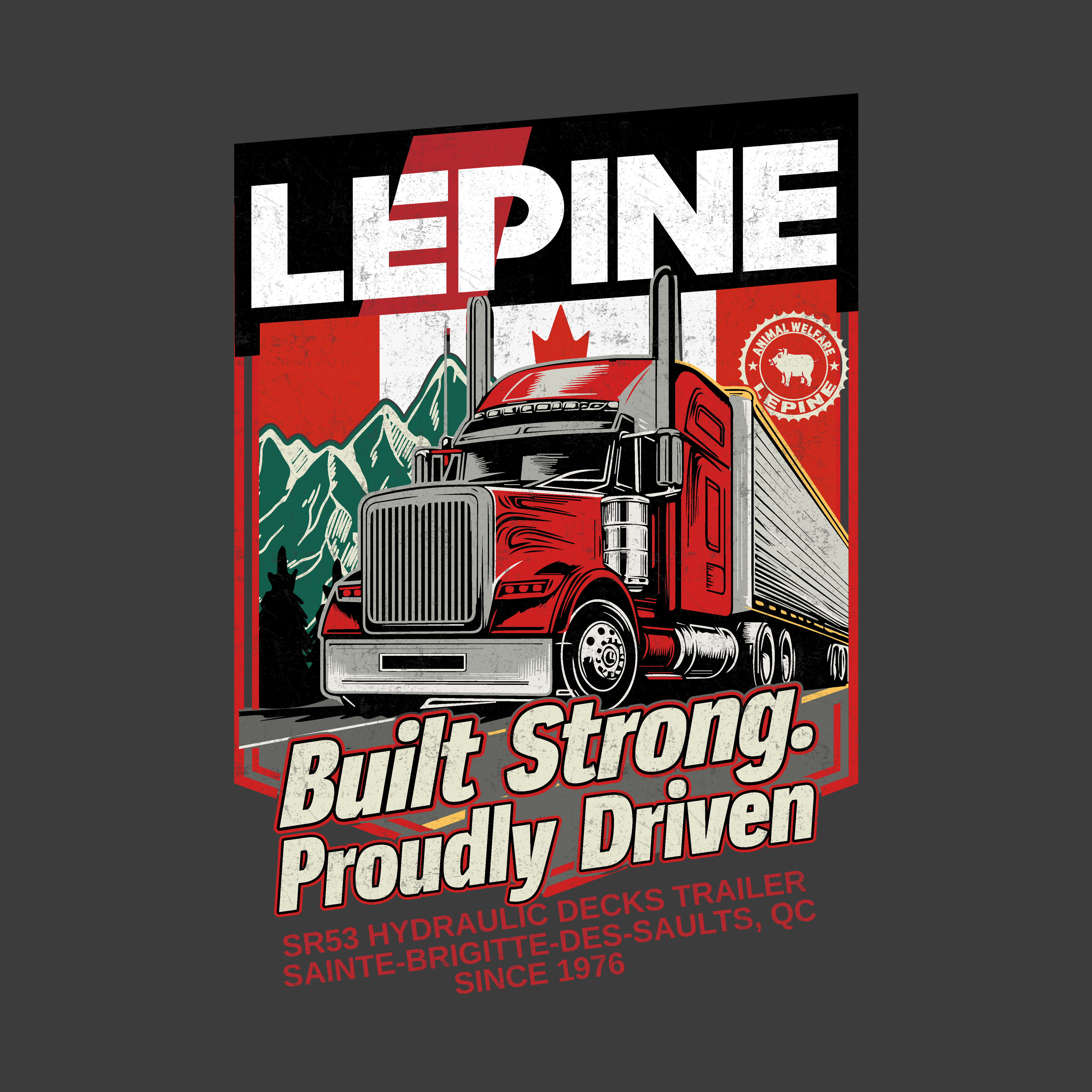 T-shirt Design by smsaifkhaled for Machinerie Lepine | Design #36299912