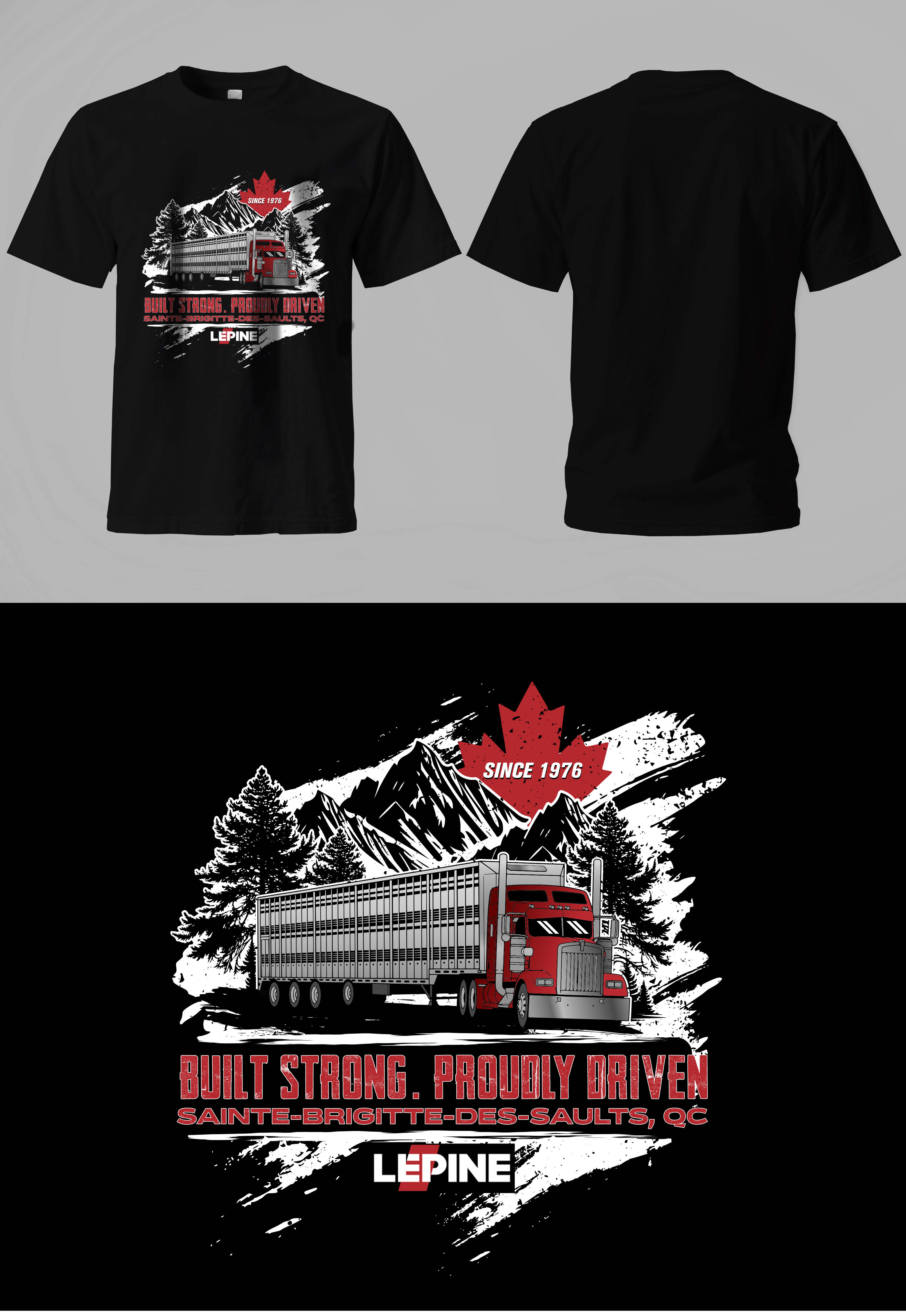 T-shirt Design by Musti.dsgn for Machinerie Lepine | Design #36277021