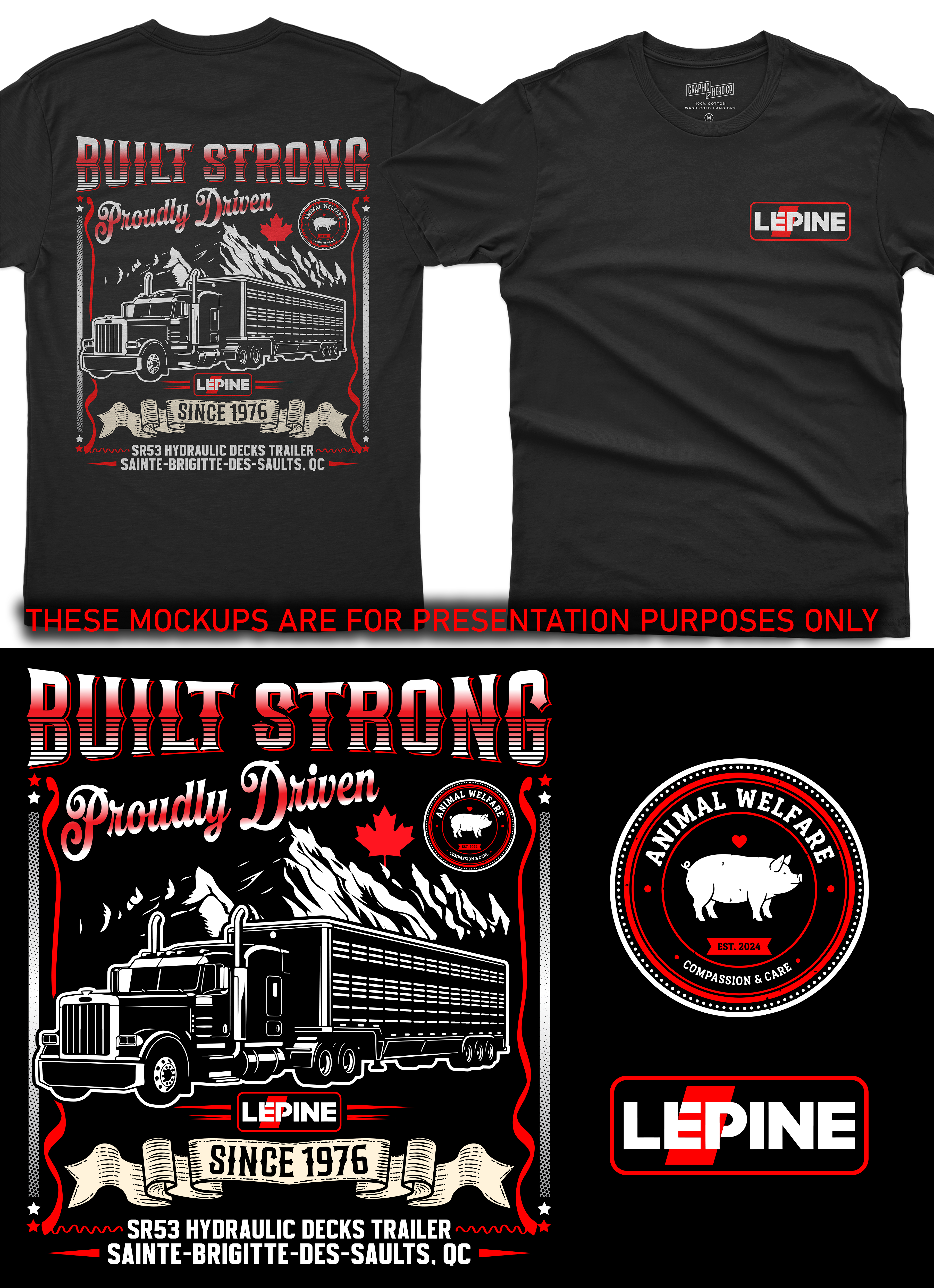 T-shirt Design by Nasima Artizo for Machinerie Lepine | Design #36286420