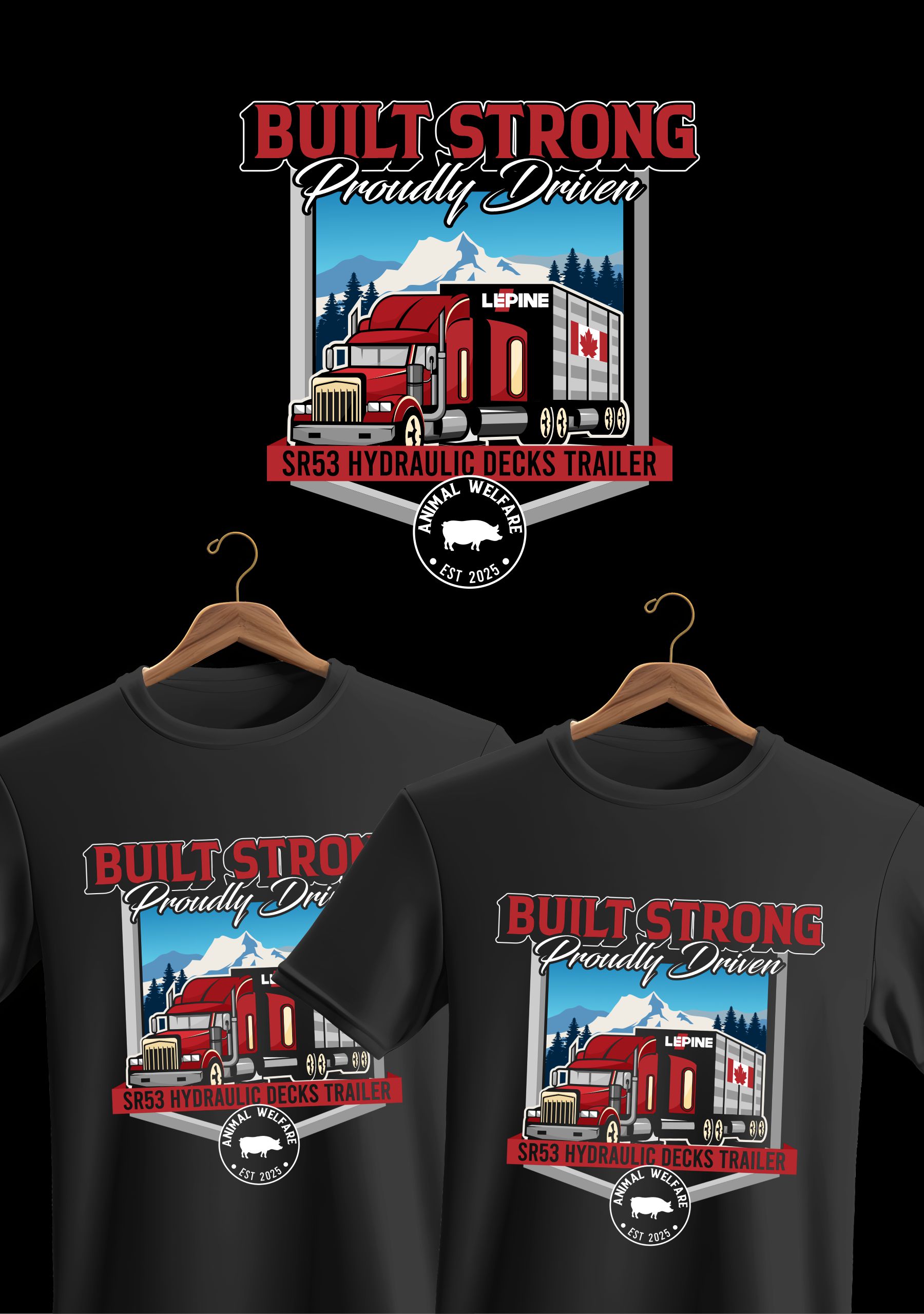 Diseño de Camiseta por debdesign para Machinerie Lepine | Diseño #36263715