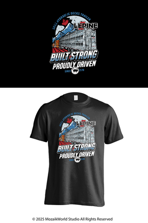 T-shirt Design by Mozaikworld Studio for Machinerie Lepine | Design #36305779