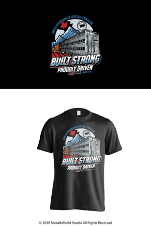 T-shirt Design by Mozaikworld Studio for Machinerie Lepine | Design: #36306294