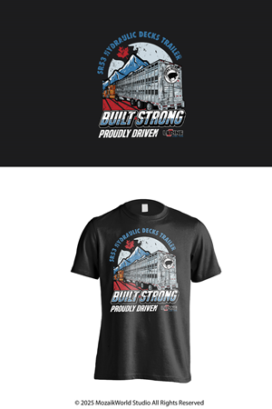 T-shirt Design by Mozaikworld Studio for Machinerie Lepine | Design: #36316644