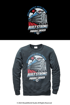 T-shirt Design by Mozaikworld Studio for Machinerie Lepine | Design: #36355305