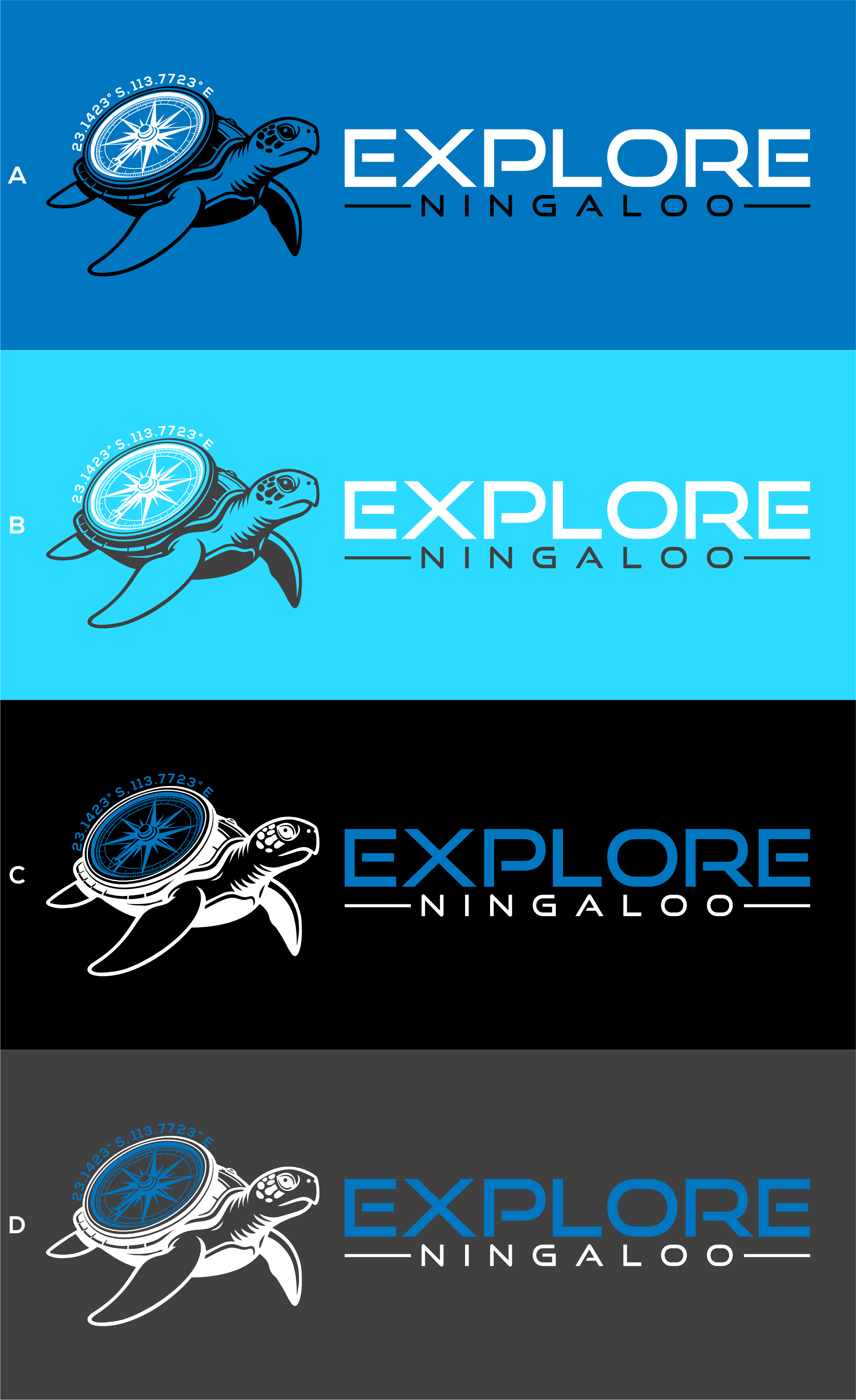 Logo Design by semarco for Explore Ningaloo  | Design #36398765
