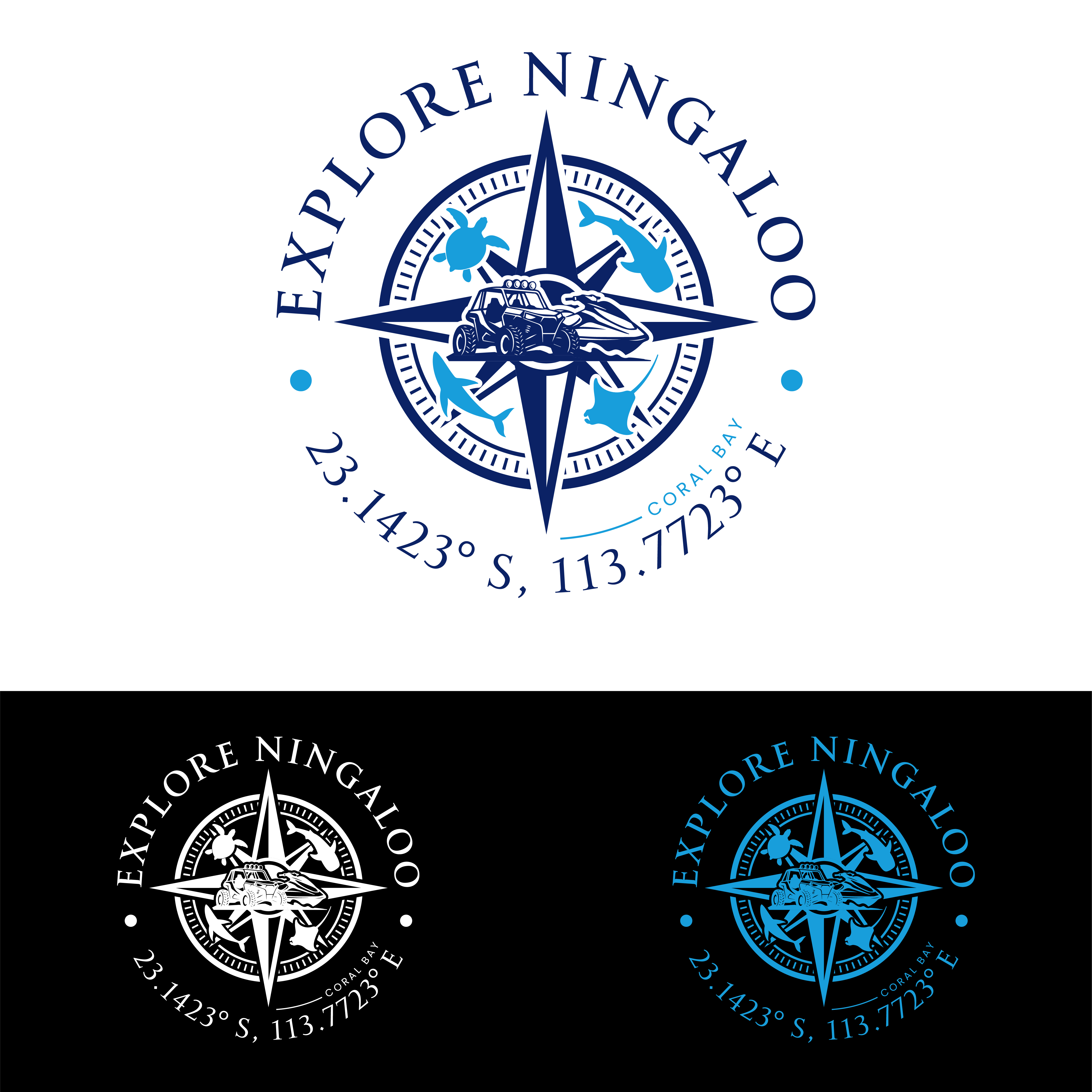 Logo Design by John Mark Arts for Explore Ningaloo  | Design #36267804