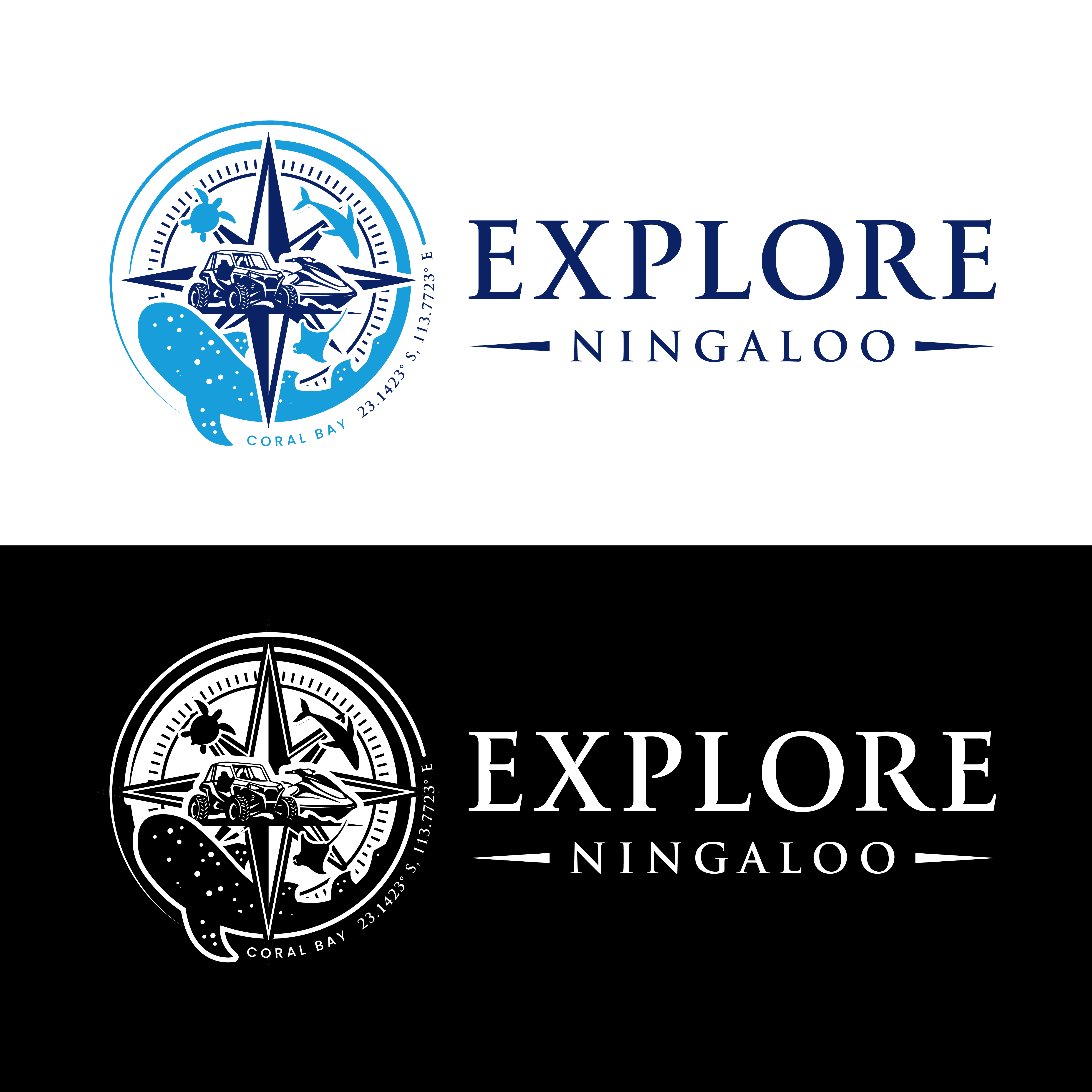 Logo Design by John Mark Arts for Explore Ningaloo  | Design #36322465