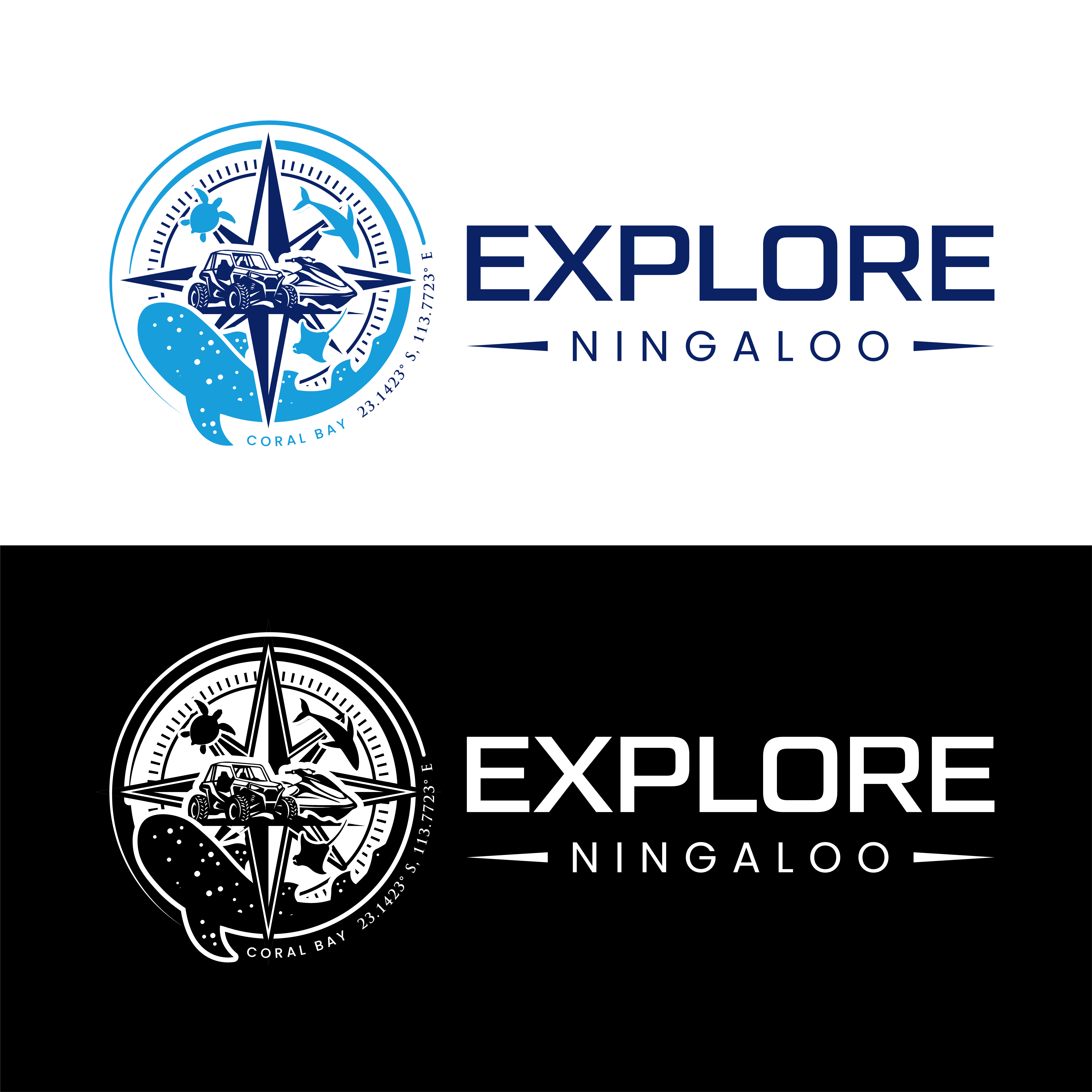 Logo Design by John Mark Arts for Explore Ningaloo  | Design #36322497