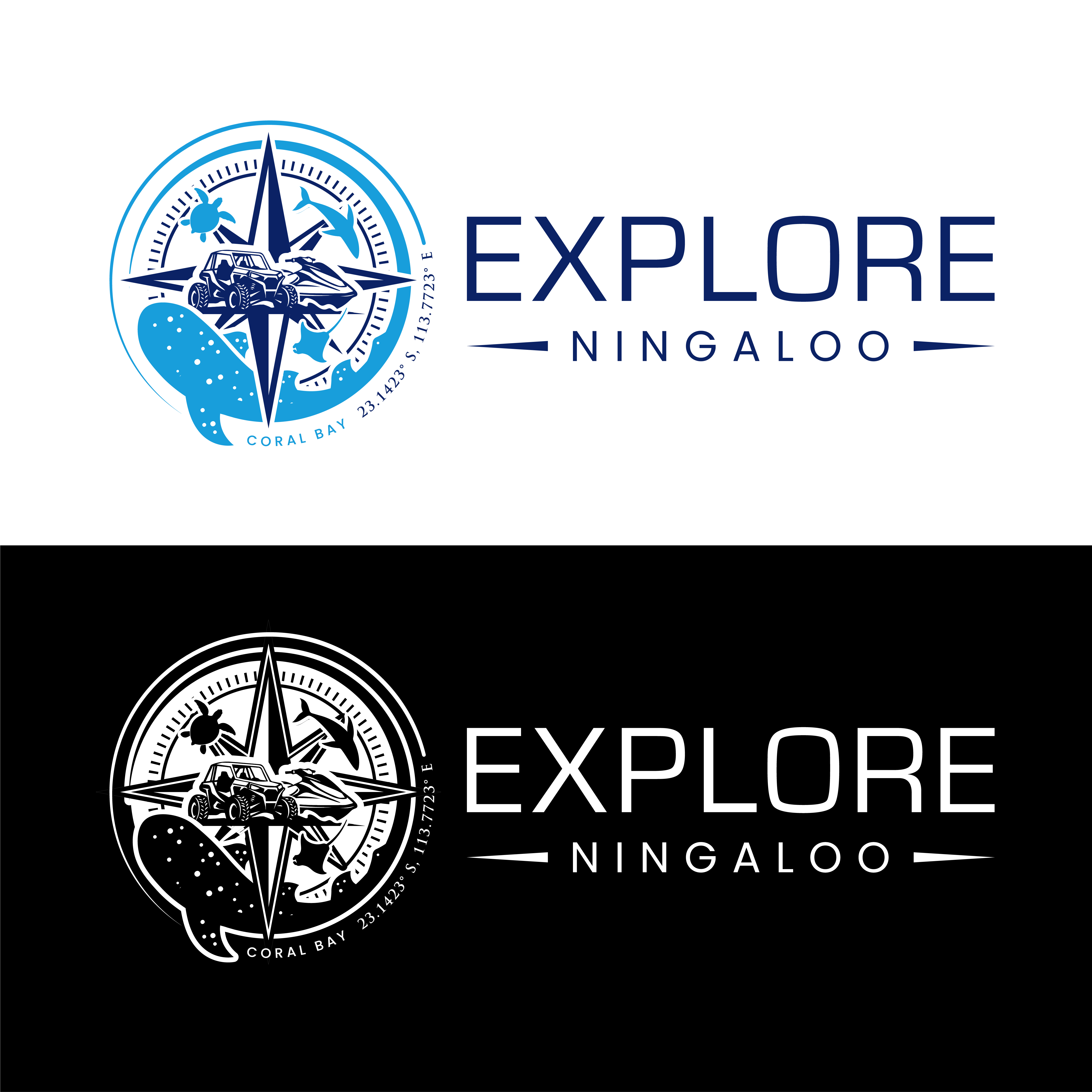Logo Design by John Mark Arts for Explore Ningaloo  | Design #36322498