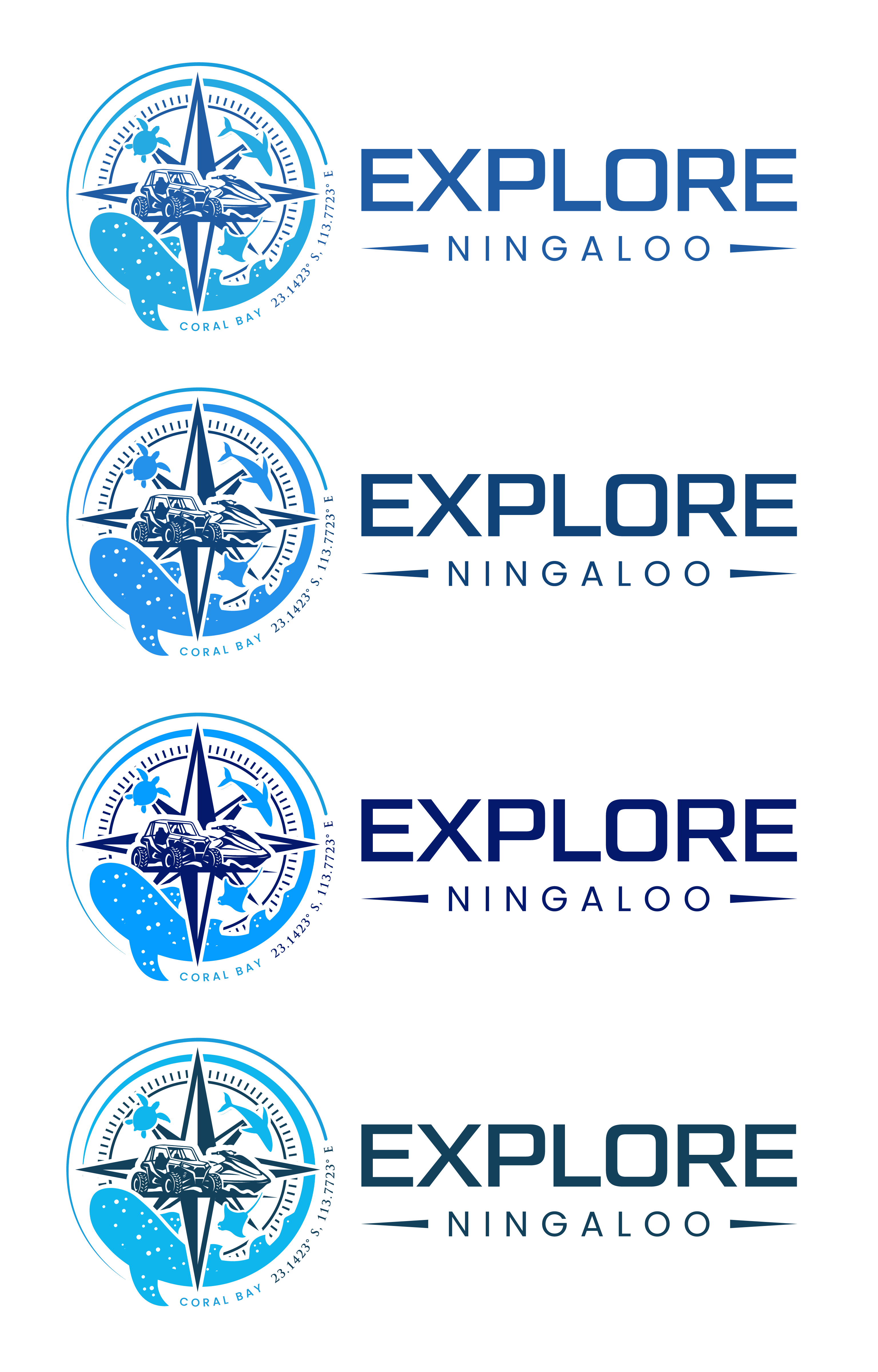 Logo Design by John Mark Arts for Explore Ningaloo  | Design #36322716